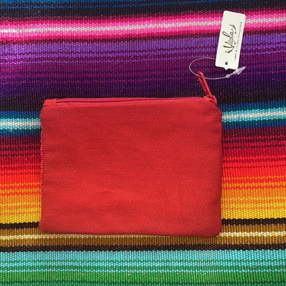 Viola Beaded American Flag Coin Purse - Picture 3 of 3